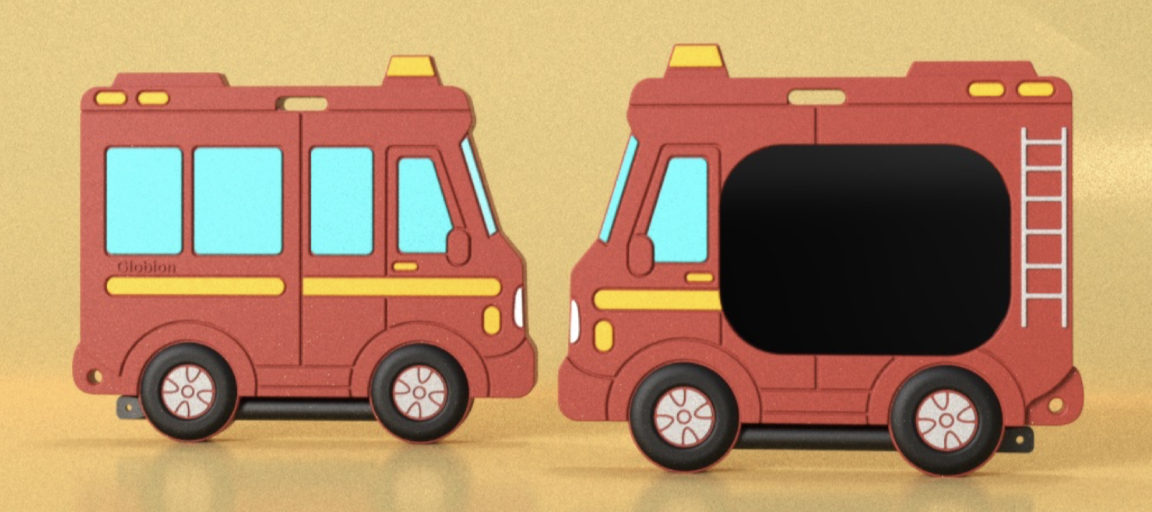 Fire truck doodle pad